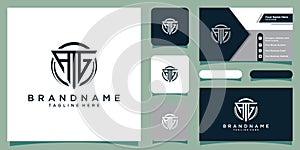 Initial letters AMG logo vector template