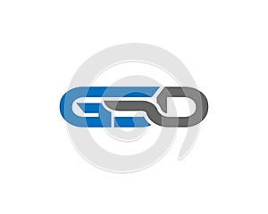 Initial Linked Letter GSD Modern Logo Design