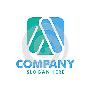 Initial A logo creative concept