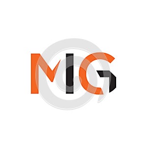 Initial MG letter Logo vector Template. Abstract Letter MG logo Design. Minimalist Linked Letter Trendy Business Logo Design