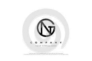 Initial NG Logo or GN Logo Design