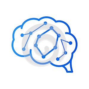 Initial O brain logo