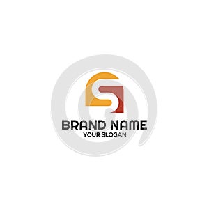 Initial SA Logo Design Vector