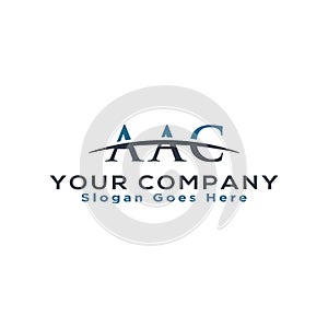 Initial Swoosh Logo Symbol AAC