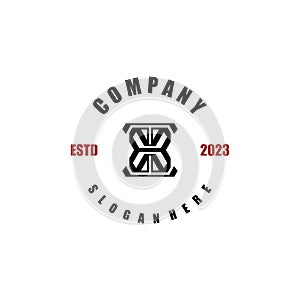 Initial TX XT Simple Monogram Logos. Initial TX XT Simple Monogram Logos