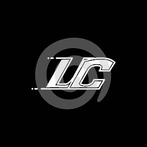 Initial UC logo design with Shape style, Logo business branding