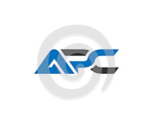 Initials Letter APC Digital Logo Design