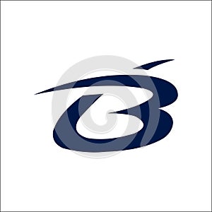 Initials Letter B logo vector icon design template elements