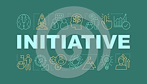 Initiative word concepts banner