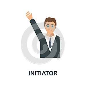 Initiator icon. Simple element from business growth collection. Creative Initiator icon for web design, templates, infographics