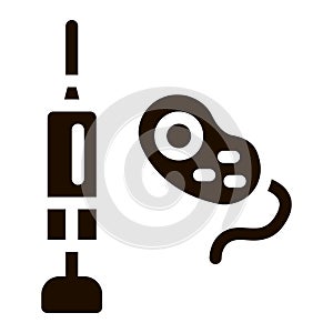 Injection And Bacterium Vector Sign Icon