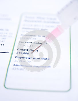 An injection of personal credit.