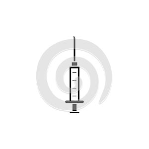 Injection syringe vector icon isolated 6