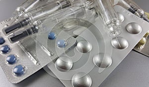 Injectors and pills-tablets