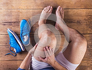 Injured runner