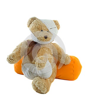 Injured Teddy Bear