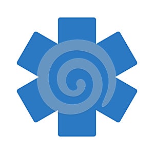 Injury glyph colour vector icon