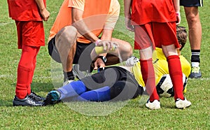 Injury on the soccer field