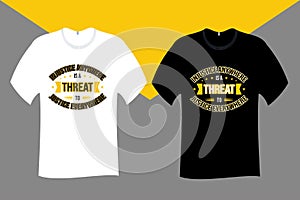 Injustice anywhere is a threat to justice everywhere T Shirt Design