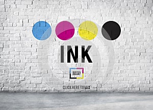 Ink Abstract Arty Pattern Color Paint Liquid Concept