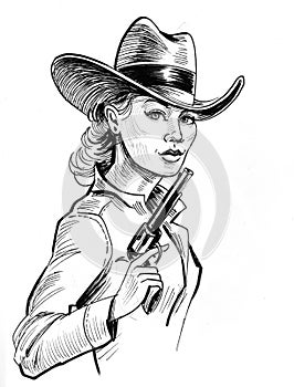 Cowgirl photo