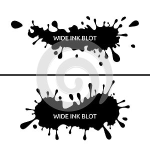 Ink blot, splash