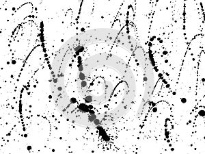 Ink blots Grunge urban background.Texture Vector. Dust overlay d