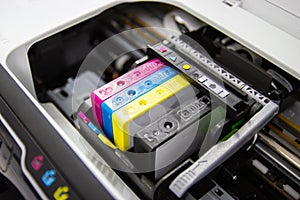 An ink cartridge or inkjet cartridge is a component of an inkjet printer