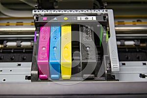 An ink cartridge or inkjet cartridge is a component of an inkjet printer