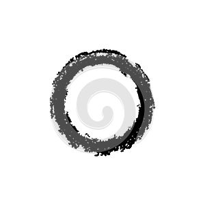 Ink circle grunge vector ready to use