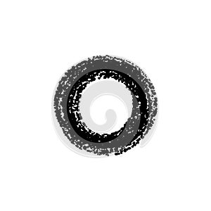 Ink circle grunge vector ready to use