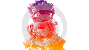 Ink drop water color background abstract motion creative calm