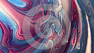 Ink Liquid Abstract Motion Color. Pastel Modern Backdrop Aqua Abstract Acrylic Footage, Artwork Fluid Colors. Fluid