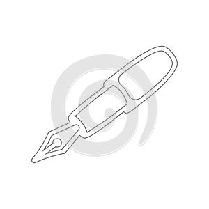 Ink Pen icon. Element of web for mobile concept and web apps icon. Outline, thin line icon for website design and development, app