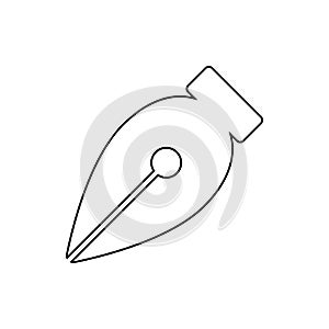 ink pen pen icon. Element of web for mobile concept and web apps icon. Thin line icon for website design and development, app