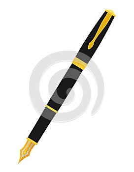 ink pen stock vector illustration