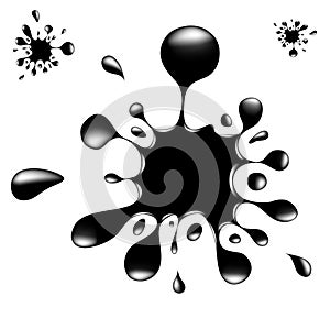 Ink splash