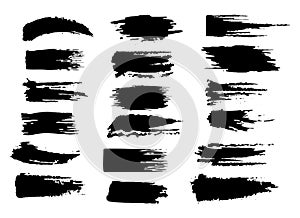 Ink swoosh isolated on white