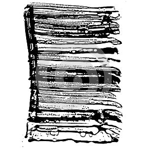 Ink vector splash. Vector illustration. Grunge hand drawn watercolor texture.