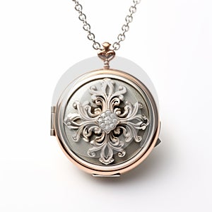 Inkdlife Rose Gold And Silver Leaf Locket Inspired By Luca Giordano
