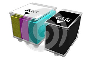 Inkjet cartridges (3D)