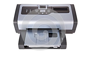 Inkjet printer isolated on white