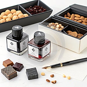 Inks and Snacks in Elegant Settings