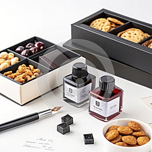 Inks and Snacks in Elegant Settings