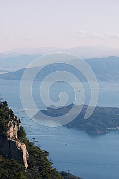 The Inland Sea of Japan, view from Miyajima Island