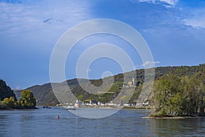 Inland shipping on the Rhine