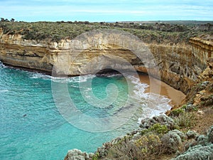 Inlet on the coast of Australia