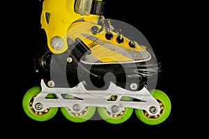 Inline skating skate boot