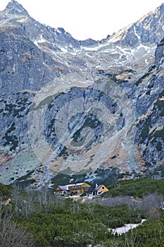 Inn in mountains