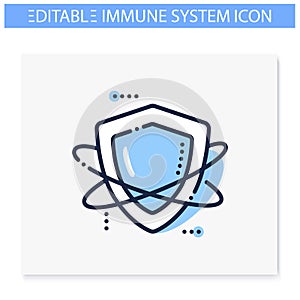 Innate immunity line icon photo